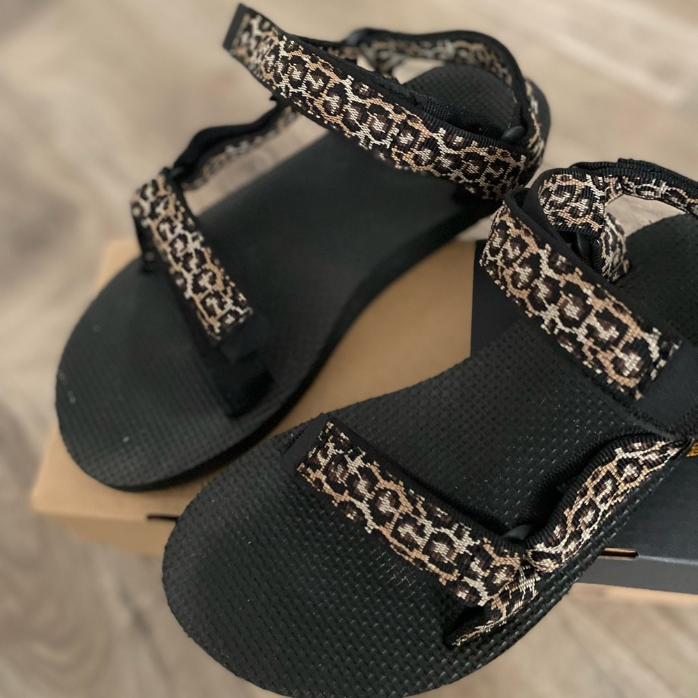Teva animal print sandals